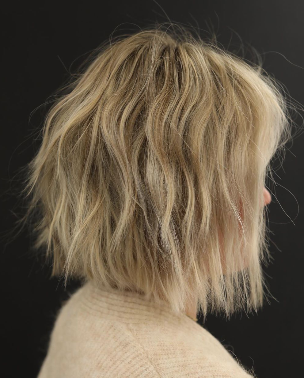 11 hotest Heavily Layered Bob with Choppy Fringe in 2024 3