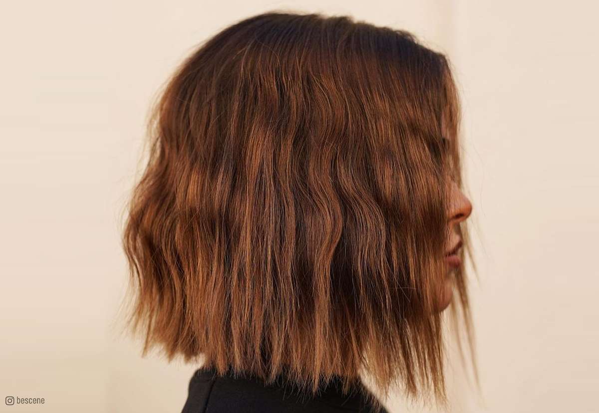 11 hotest Heavily Layered Bob with Choppy Fringe in 2024 4