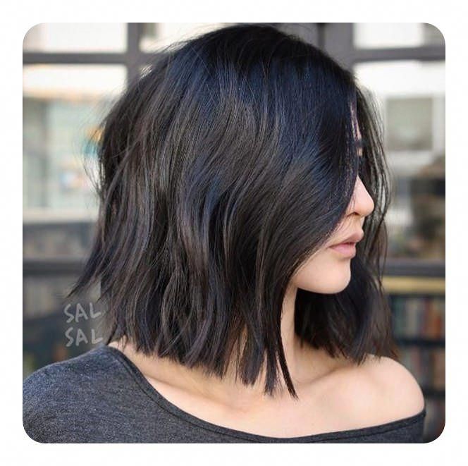 12 best Long Blunt Cut Bob with a Side Part for 2024 1
