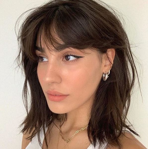 The best Extra Long Bob with Full Bangs 2024 3