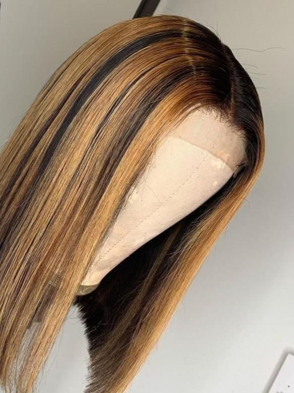 Top 15 brown with honey blonde highlights wig in 2024 3