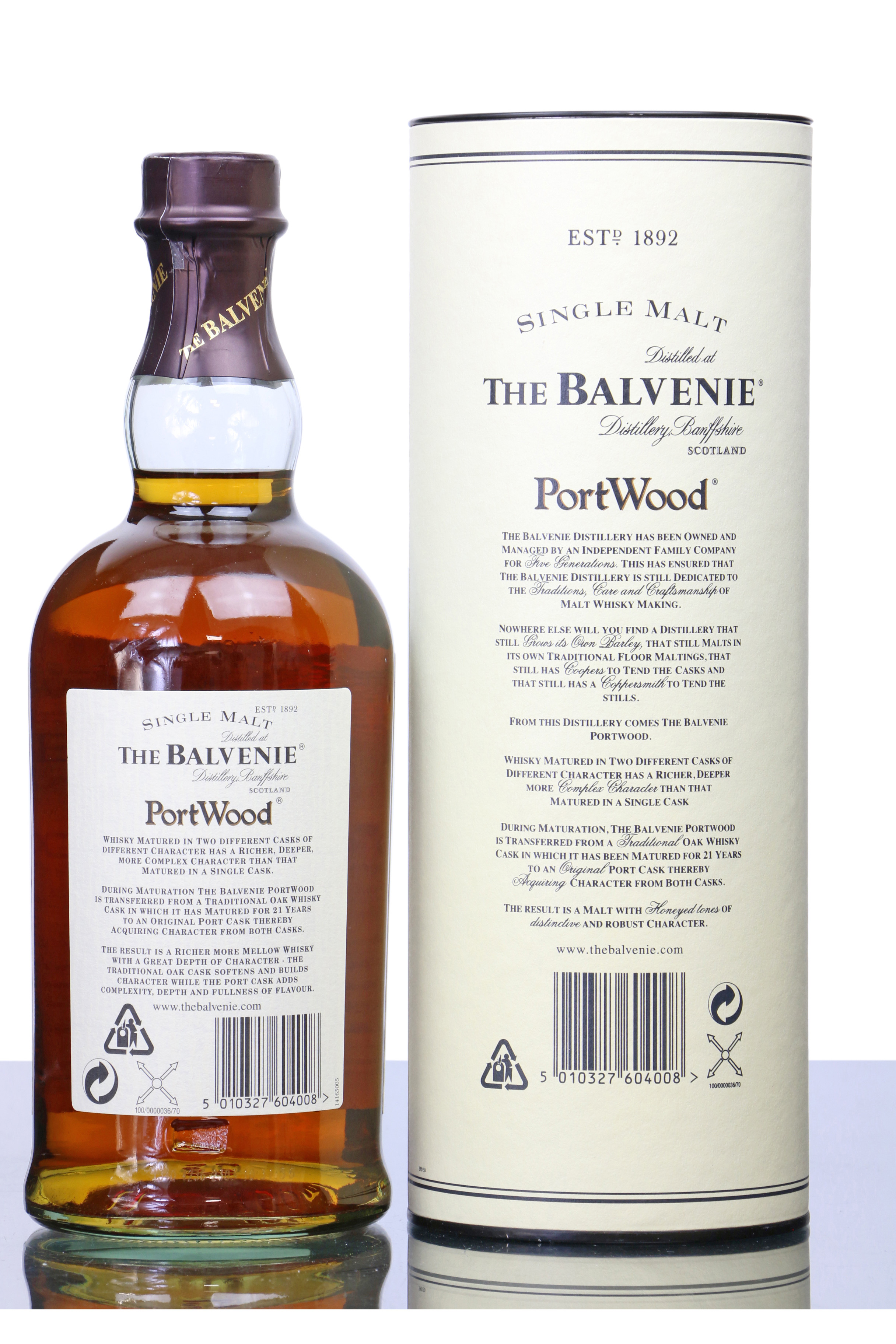 Balvenie 21 Yr Port Wood 750ml 4