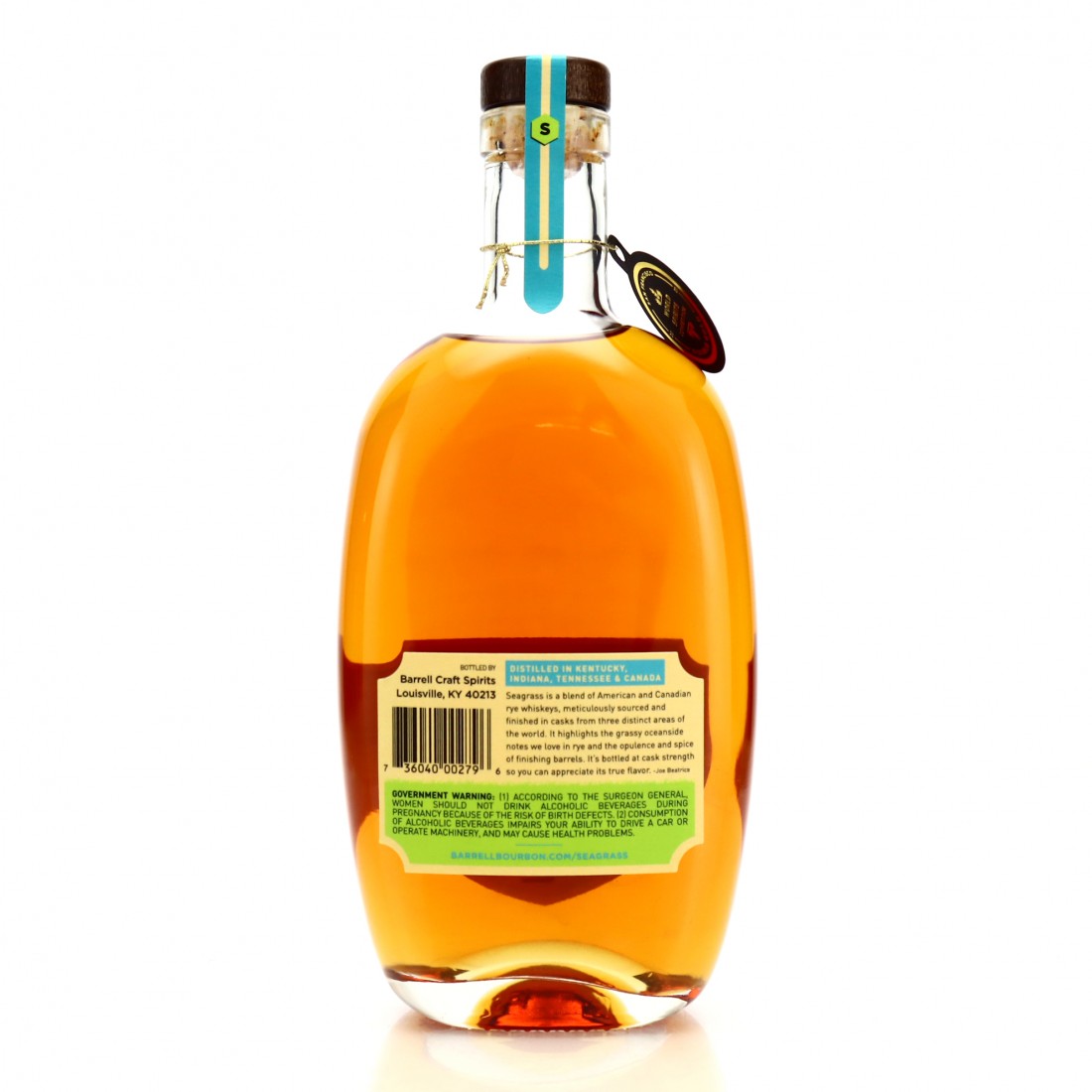 Barrell Craft Spirits Seagrass Gray Label 16 Year Whiskey 750ml 5