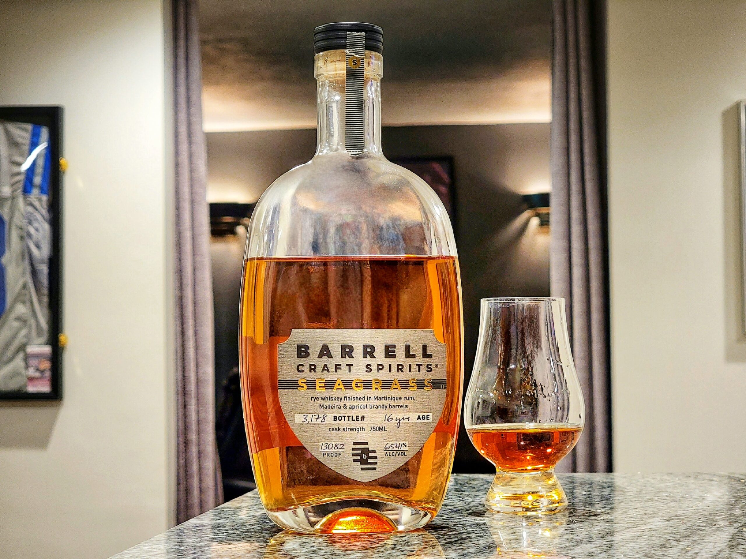 Barrell Craft Spirits Seagrass Gray Label 16 Year Whiskey 750ml 3