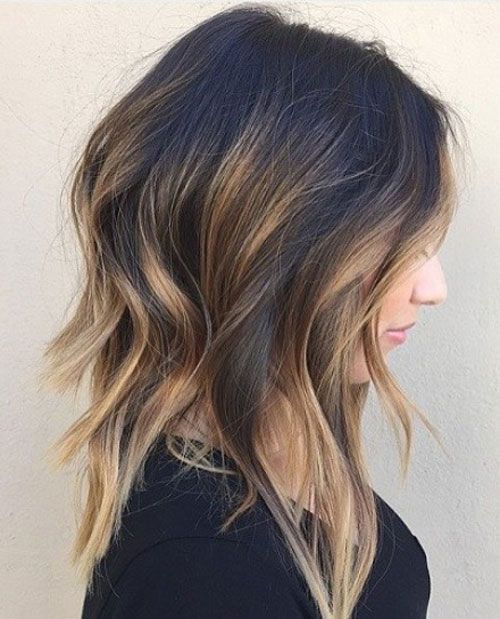 The best Balayage Blonde Long Bob with Swoop Bangs in 2024 5