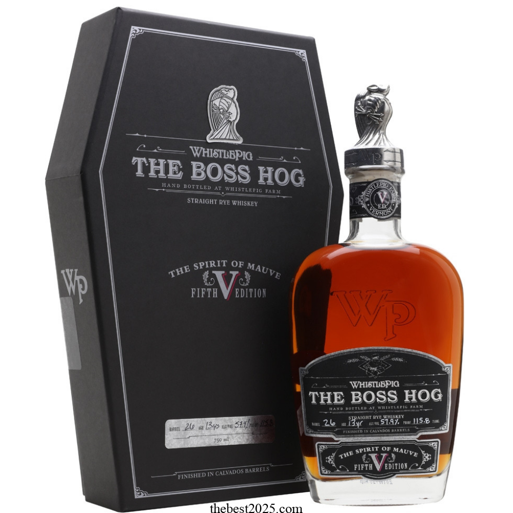 WhistlePig The Boss Hog X The Commandments Straight Rye Whiskey 750ml 5