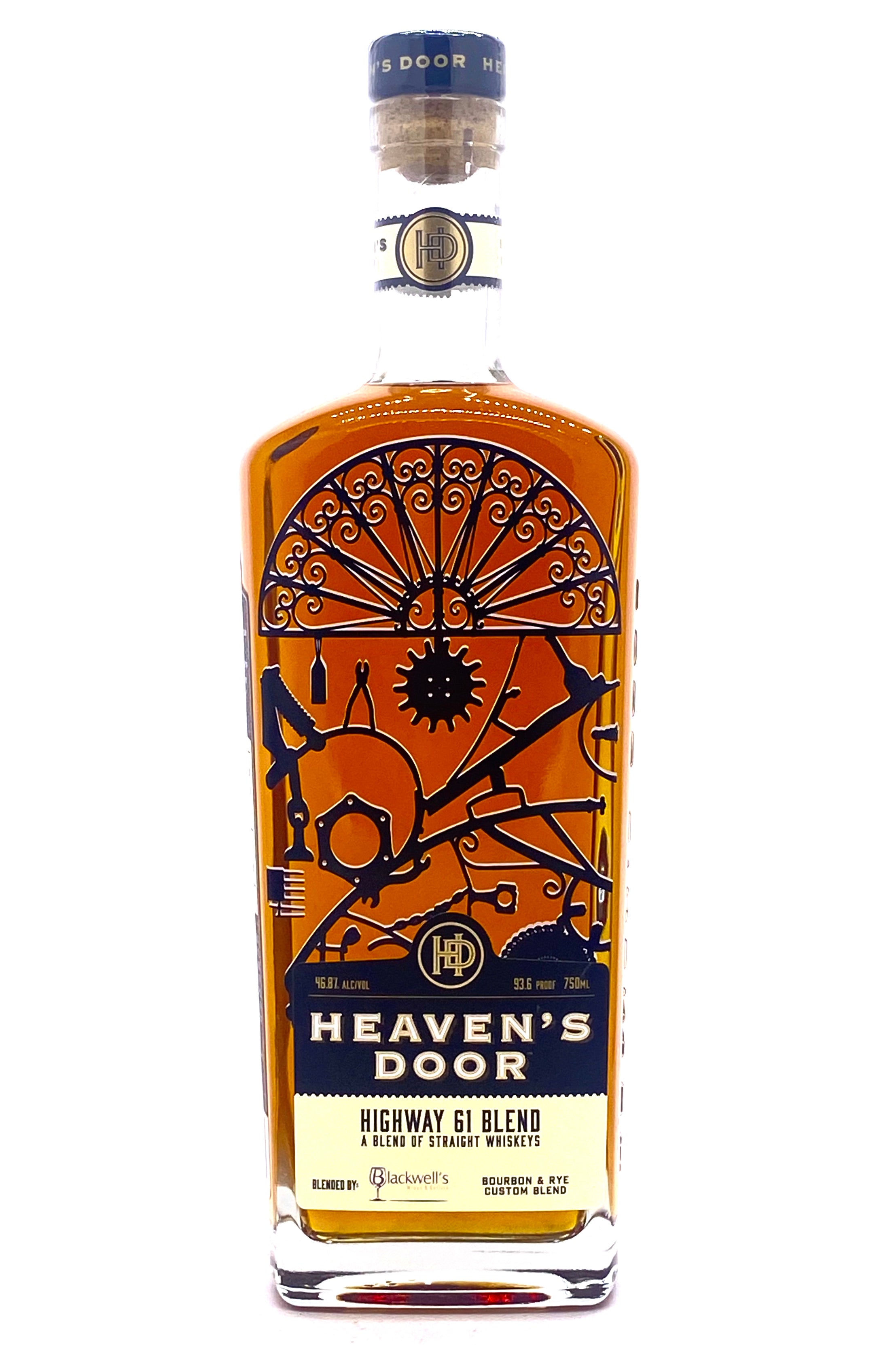 Heaven's Door Straight Bourbon Whiskey 750ml 3