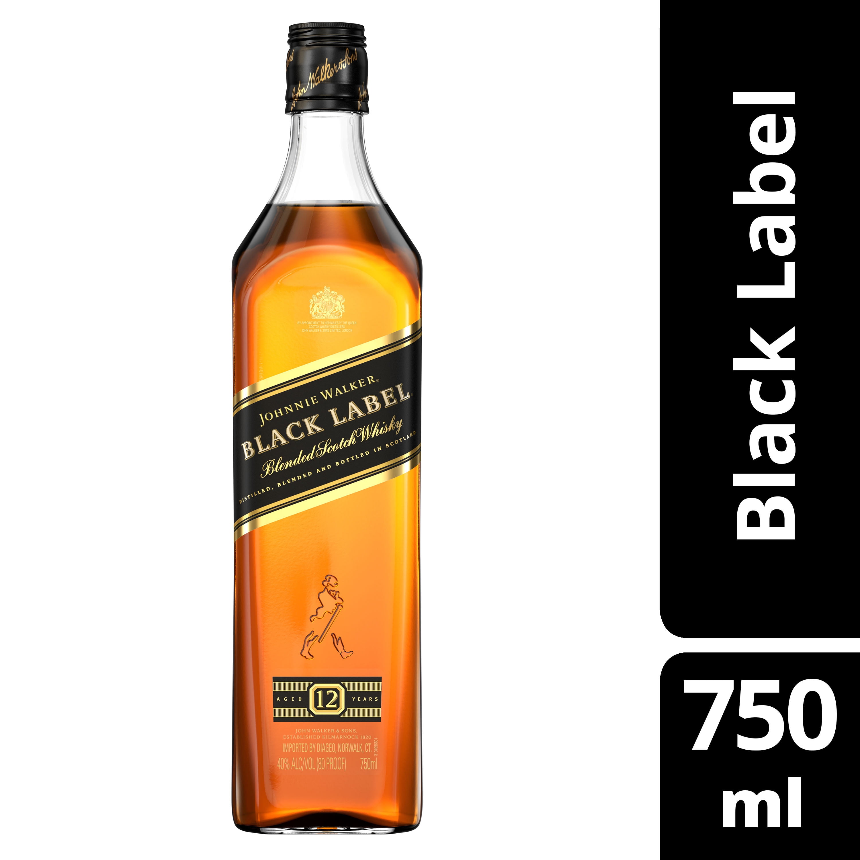 Johnnie Walker Black Label 750ml 1